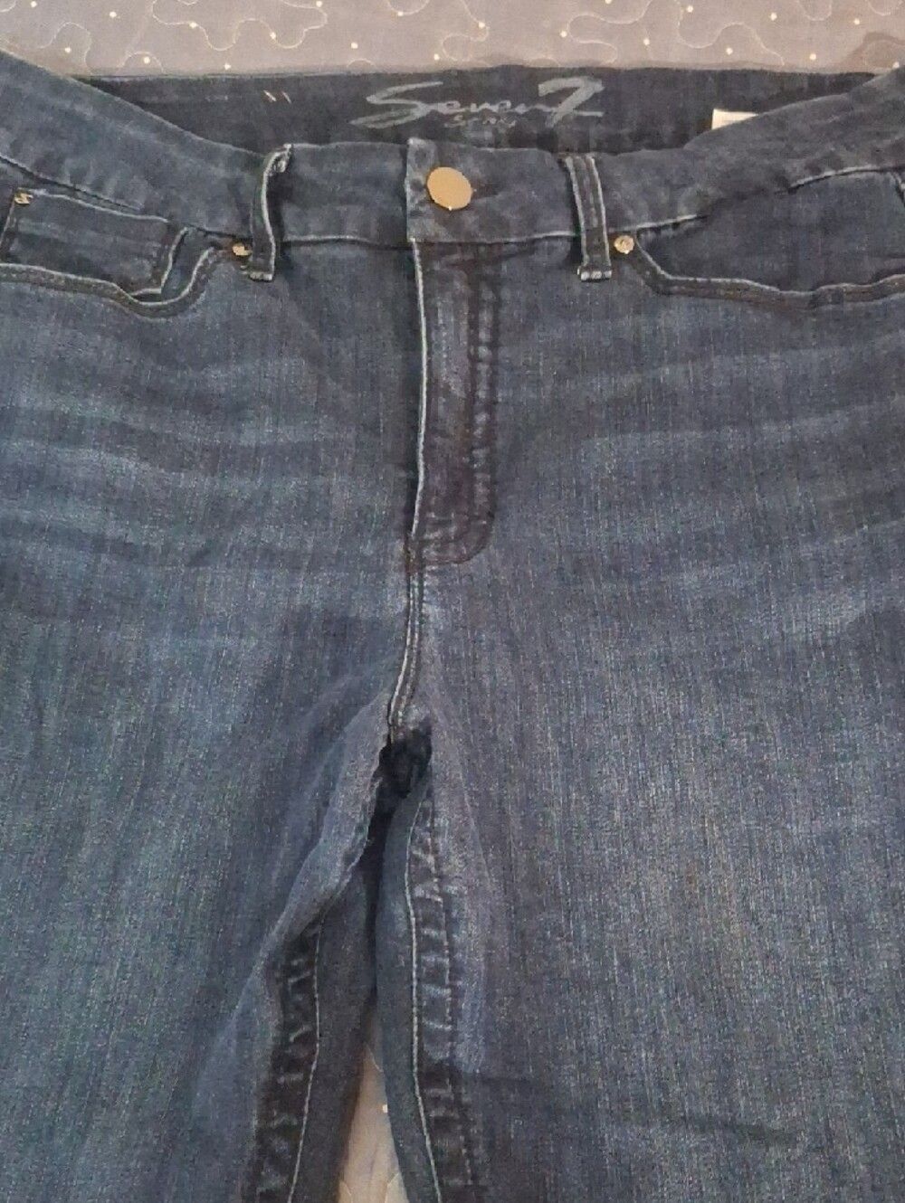 Seven7 Tummy-Less High Rise Boot Jeans size 16 - Picture 2 of 7